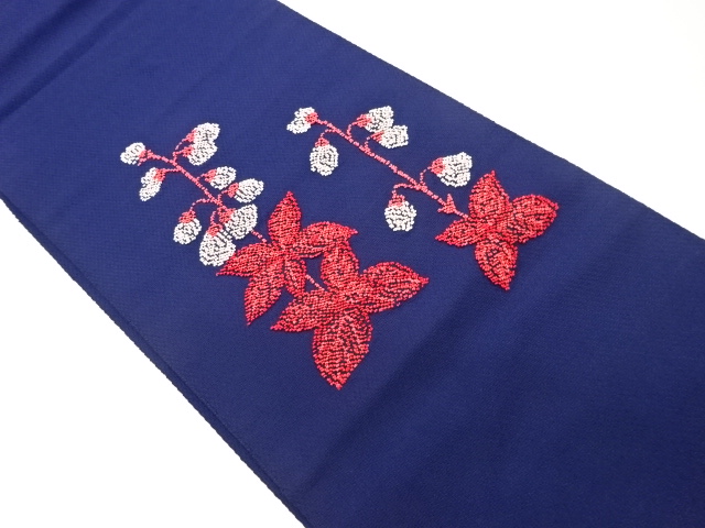 花模様織出し名古屋帯